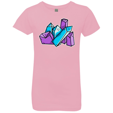 T-Shirts Light Pink / YXS Kawaii Cute Crystals Girls Premium T-Shirt