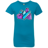 T-Shirts Turquoise / YXS Kawaii Cute Crystals Girls Premium T-Shirt