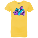 T-Shirts Vibrant Yellow / YXS Kawaii Cute Crystals Girls Premium T-Shirt