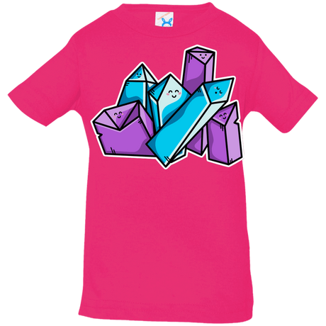 T-Shirts Hot Pink / 6 Months Kawaii Cute Crystals Infant Premium T-Shirt