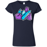 T-Shirts Navy / S Kawaii Cute Crystals Junior Slimmer-Fit T-Shirt