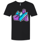 T-Shirts Black / X-Small Kawaii Cute Crystals Men's Premium V-Neck