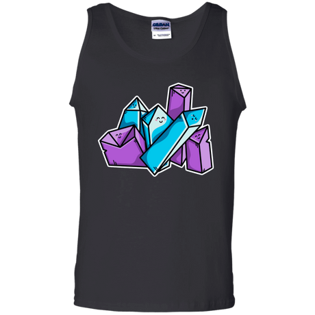 T-Shirts Black / S Kawaii Cute Crystals Men's Tank Top