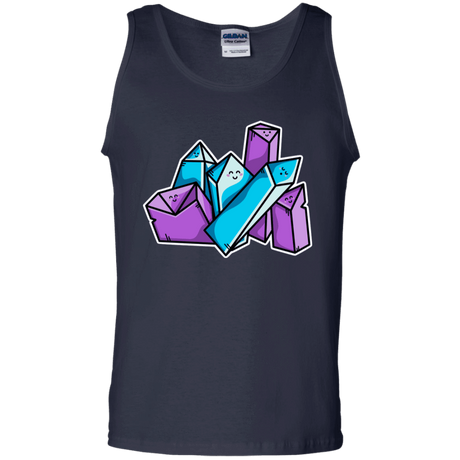 T-Shirts Navy / S Kawaii Cute Crystals Men's Tank Top