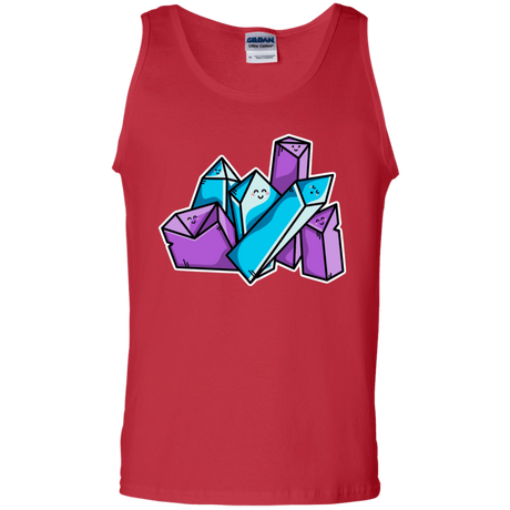 T-Shirts Red / S Kawaii Cute Crystals Men's Tank Top