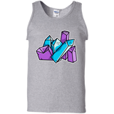 T-Shirts Sport Grey / S Kawaii Cute Crystals Men's Tank Top