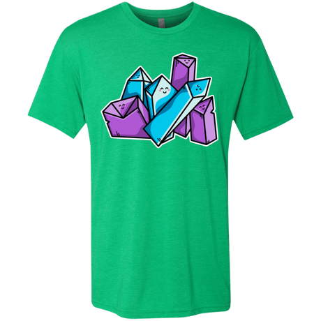 T-Shirts Envy / S Kawaii Cute Crystals Men's Triblend T-Shirt