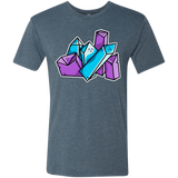 T-Shirts Indigo / S Kawaii Cute Crystals Men's Triblend T-Shirt