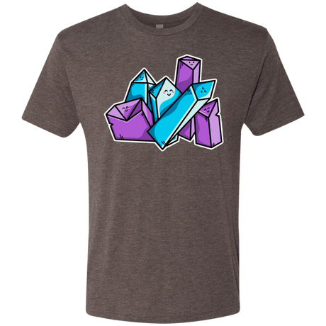 T-Shirts Macchiato / S Kawaii Cute Crystals Men's Triblend T-Shirt