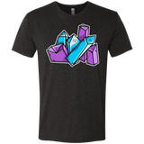 T-Shirts Vintage Black / S Kawaii Cute Crystals Men's Triblend T-Shirt