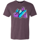 T-Shirts Vintage Purple / S Kawaii Cute Crystals Men's Triblend T-Shirt