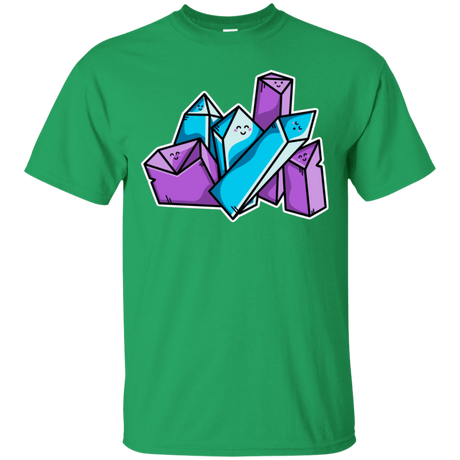 T-Shirts Irish Green / S Kawaii Cute Crystals T-Shirt