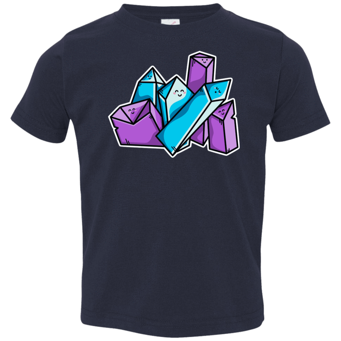 T-Shirts Navy / 2T Kawaii Cute Crystals Toddler Premium T-Shirt