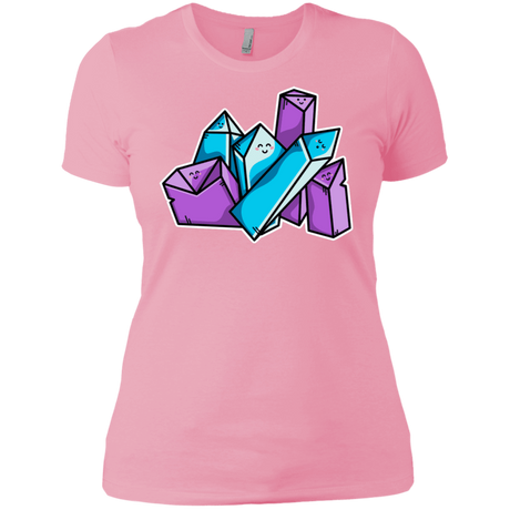 T-Shirts Light Pink / X-Small Kawaii Cute Crystals Women's Premium T-Shirt