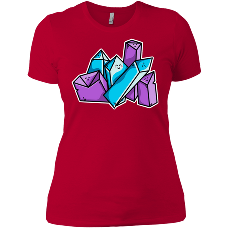 T-Shirts Red / X-Small Kawaii Cute Crystals Women's Premium T-Shirt