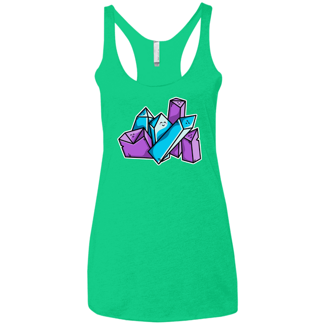 T-Shirts Envy / X-Small Kawaii Cute Crystals Women's Triblend Racerback Tank
