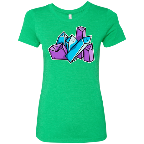 T-Shirts Envy / S Kawaii Cute Crystals Women's Triblend T-Shirt