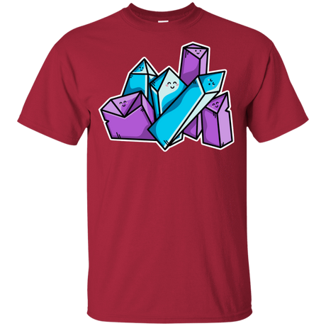 T-Shirts Cardinal / YXS Kawaii Cute Crystals Youth T-Shirt