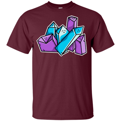 T-Shirts Maroon / YXS Kawaii Cute Crystals Youth T-Shirt