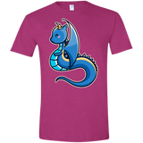 T-Shirts Antique Heliconia / S Kawaii Cute Dragon Men's Semi-Fitted Softstyle
