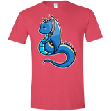 T-Shirts Heather Red / S Kawaii Cute Dragon Men's Semi-Fitted Softstyle