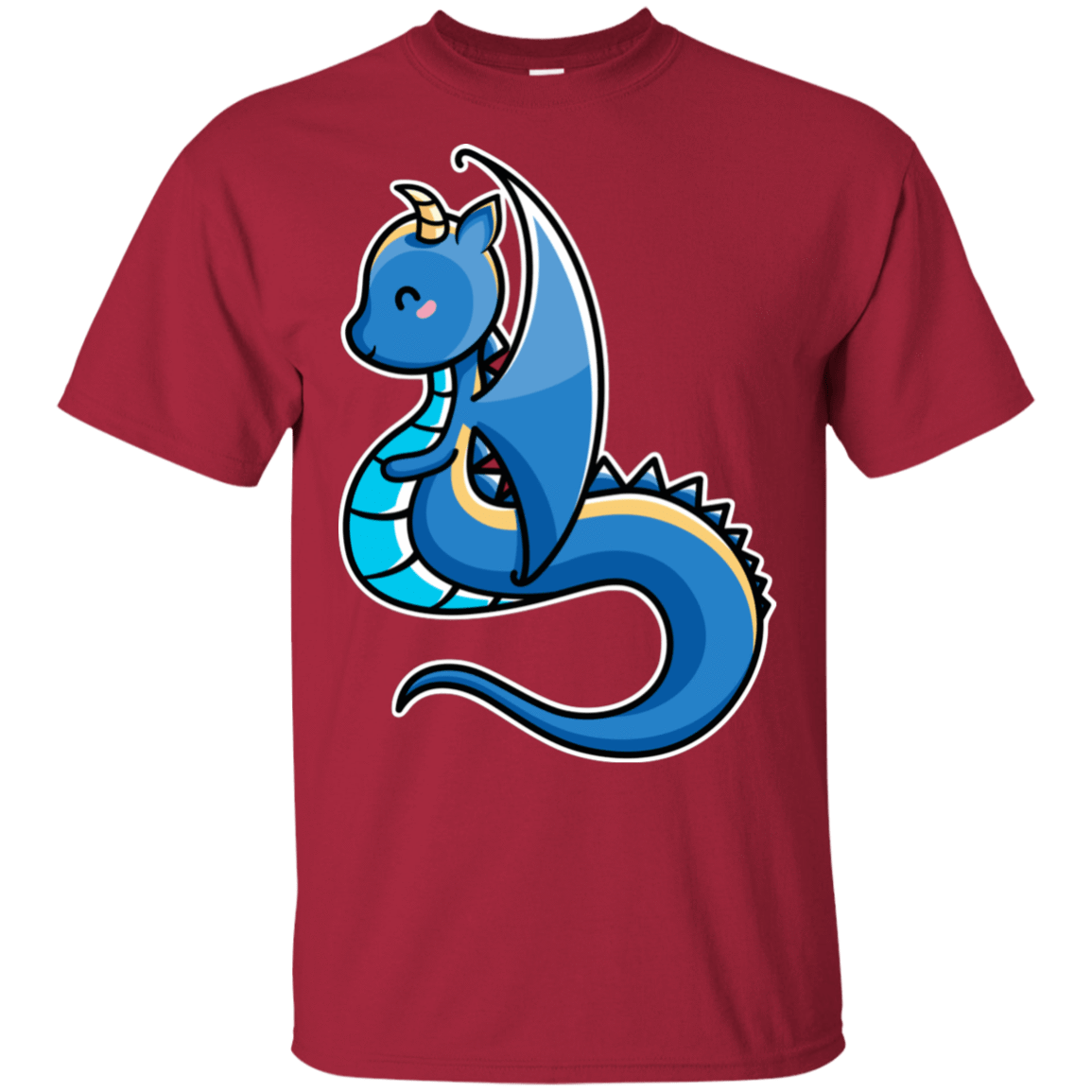 T-Shirts Cardinal / S Kawaii Cute Dragon T-Shirt