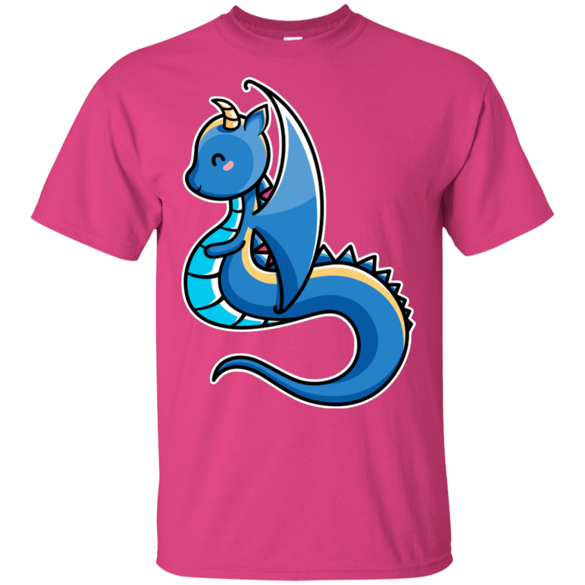 T-Shirts Heliconia / S Kawaii Cute Dragon T-Shirt