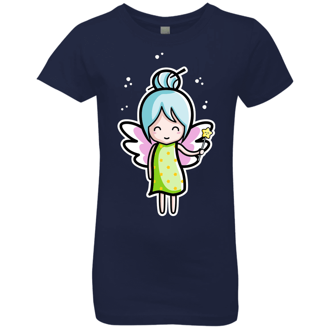 T-Shirts Midnight Navy / YXS Kawaii Cute Fairy Girls Premium T-Shirt