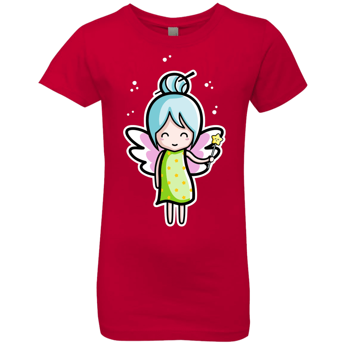 T-Shirts Red / YXS Kawaii Cute Fairy Girls Premium T-Shirt
