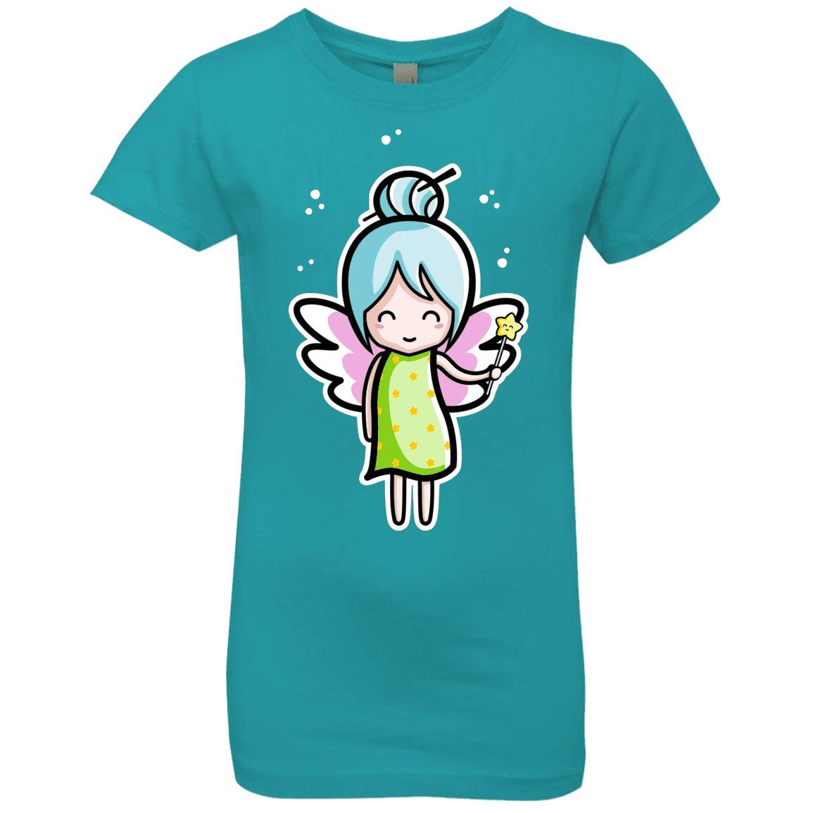 T-Shirts Tahiti Blue / YXS Kawaii Cute Fairy Girls Premium T-Shirt