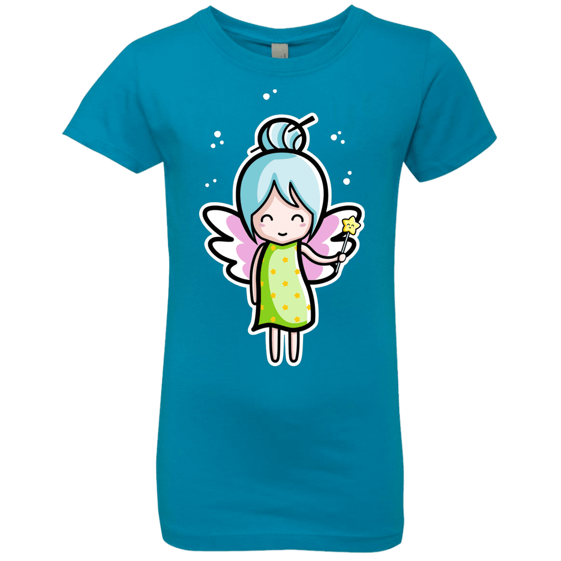T-Shirts Turquoise / YXS Kawaii Cute Fairy Girls Premium T-Shirt