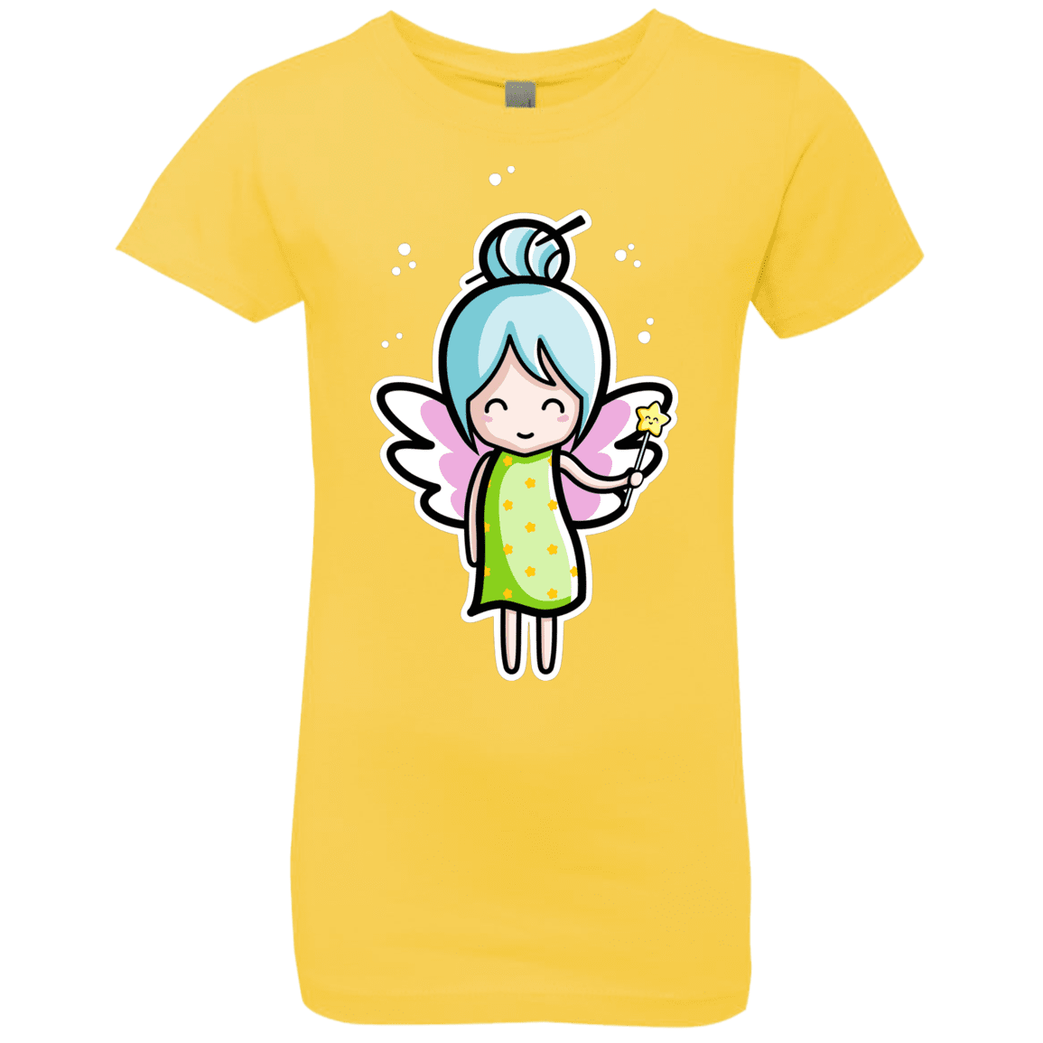 T-Shirts Vibrant Yellow / YXS Kawaii Cute Fairy Girls Premium T-Shirt