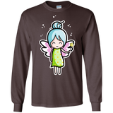 T-Shirts Dark Chocolate / S Kawaii Cute Fairy Men's Long Sleeve T-Shirt