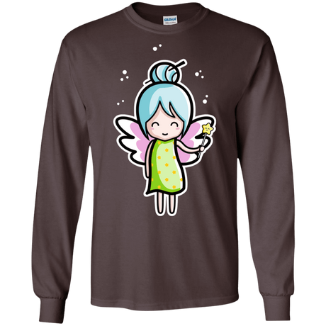 T-Shirts Dark Chocolate / S Kawaii Cute Fairy Men's Long Sleeve T-Shirt