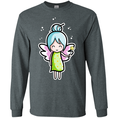 T-Shirts Dark Heather / S Kawaii Cute Fairy Men's Long Sleeve T-Shirt