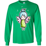 T-Shirts Irish Green / S Kawaii Cute Fairy Men's Long Sleeve T-Shirt