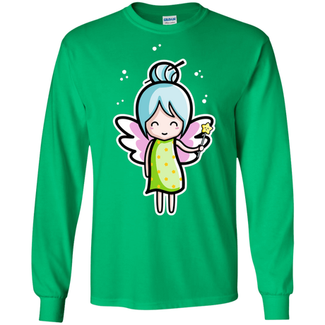 T-Shirts Irish Green / S Kawaii Cute Fairy Men's Long Sleeve T-Shirt