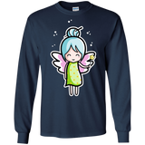 T-Shirts Navy / S Kawaii Cute Fairy Men's Long Sleeve T-Shirt