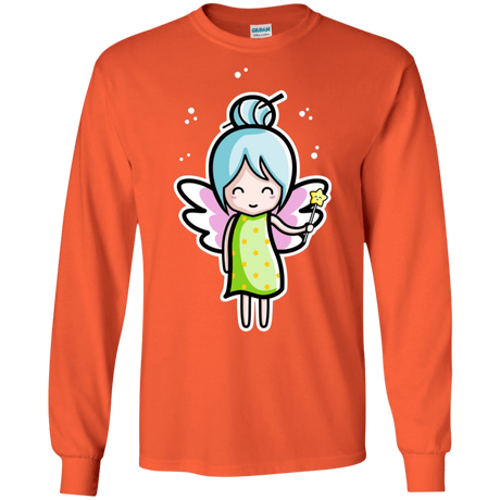 T-Shirts Orange / S Kawaii Cute Fairy Men's Long Sleeve T-Shirt