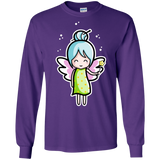 T-Shirts Purple / S Kawaii Cute Fairy Men's Long Sleeve T-Shirt