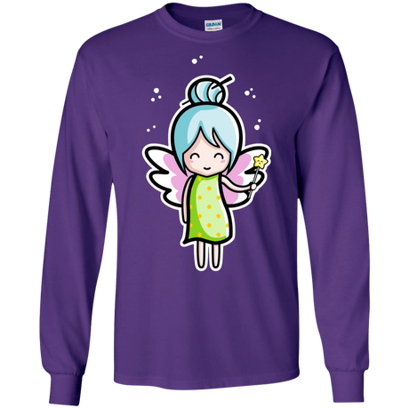 T-Shirts Purple / S Kawaii Cute Fairy Men's Long Sleeve T-Shirt