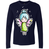 T-Shirts Midnight Navy / S Kawaii Cute Fairy Men's Premium Long Sleeve