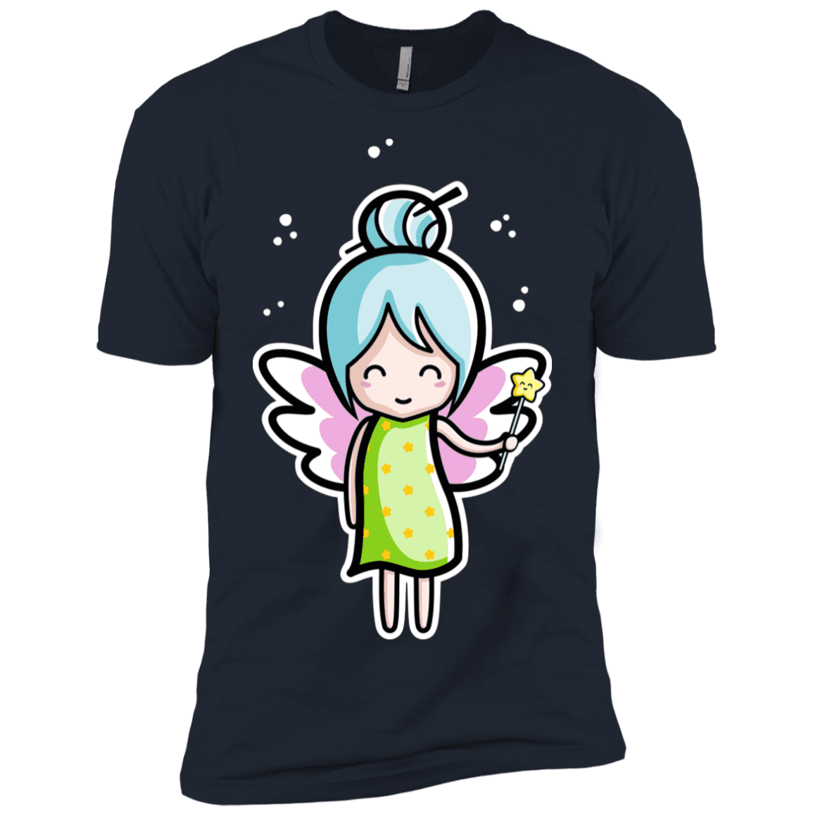 T-Shirts Midnight Navy / X-Small Kawaii Cute Fairy Men's Premium T-Shirt