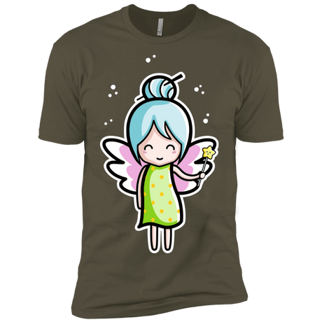 T-Shirts Military Green / X-Small Kawaii Cute Fairy Men's Premium T-Shirt