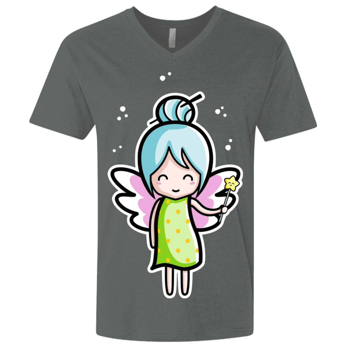 T-Shirts Heavy Metal / X-Small Kawaii Cute Fairy Men's Premium V-Neck