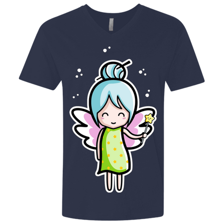 T-Shirts Midnight Navy / X-Small Kawaii Cute Fairy Men's Premium V-Neck