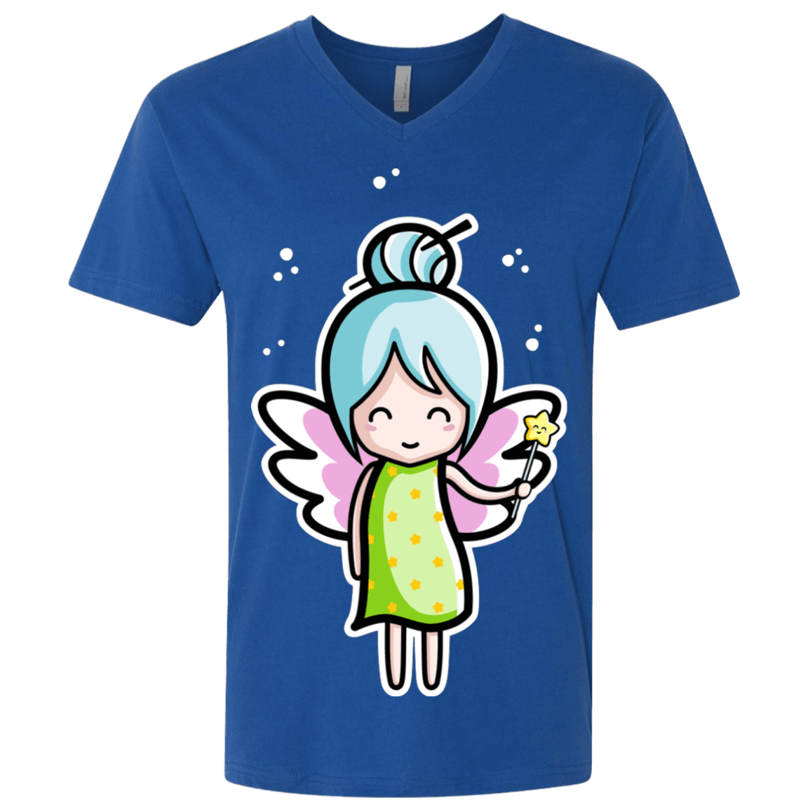 T-Shirts Royal / X-Small Kawaii Cute Fairy Men's Premium V-Neck