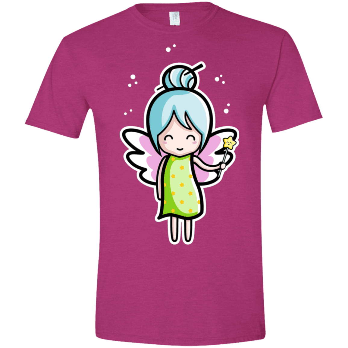 T-Shirts Antique Heliconia / S Kawaii Cute Fairy Men's Semi-Fitted Softstyle