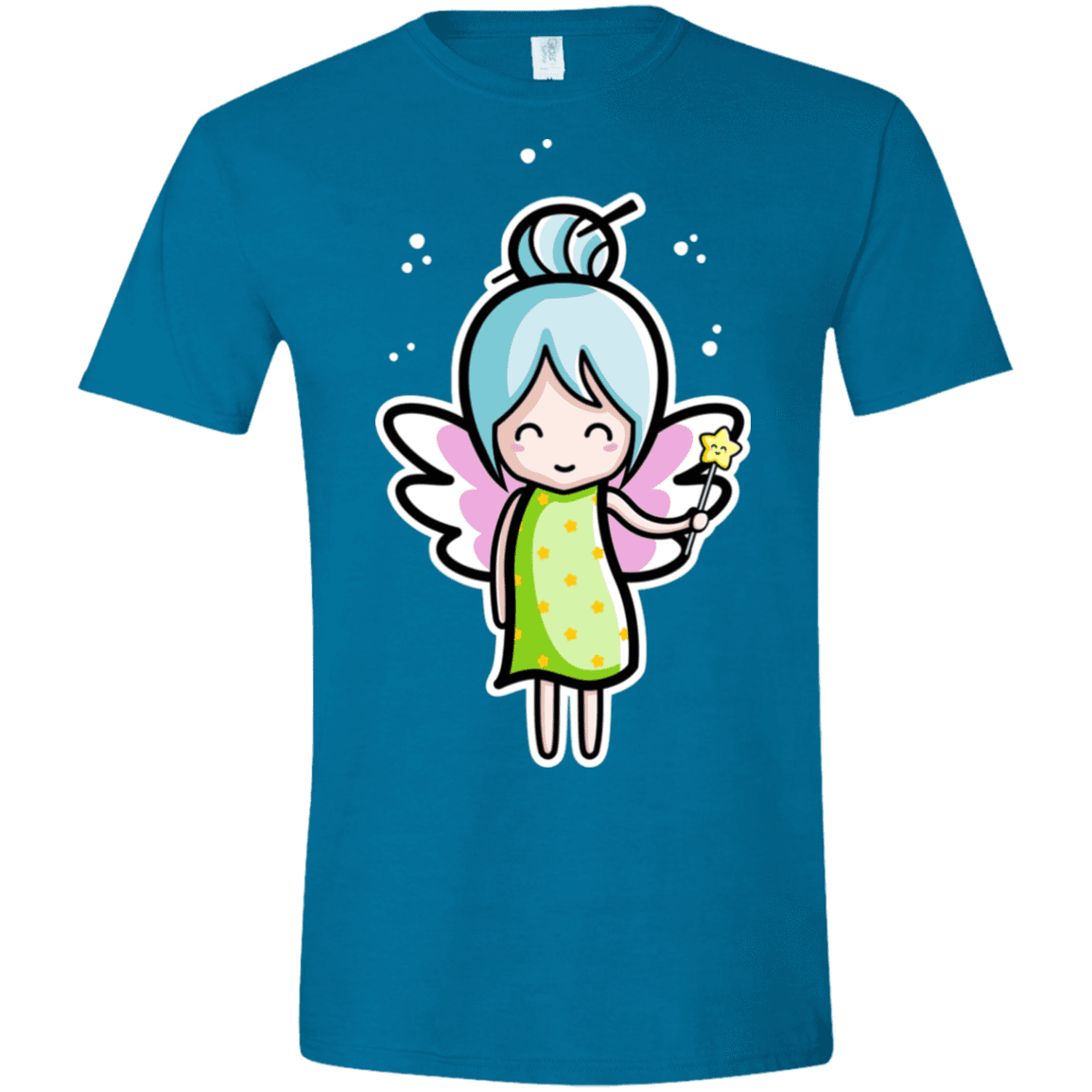 T-Shirts Antique Sapphire / S Kawaii Cute Fairy Men's Semi-Fitted Softstyle