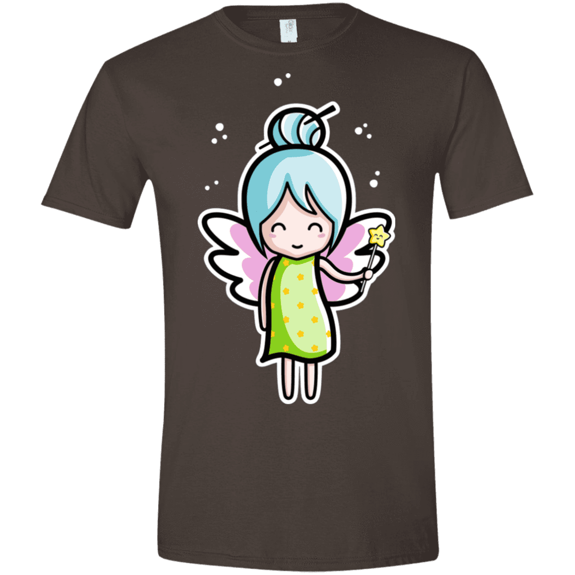 T-Shirts Dark Chocolate / S Kawaii Cute Fairy Men's Semi-Fitted Softstyle